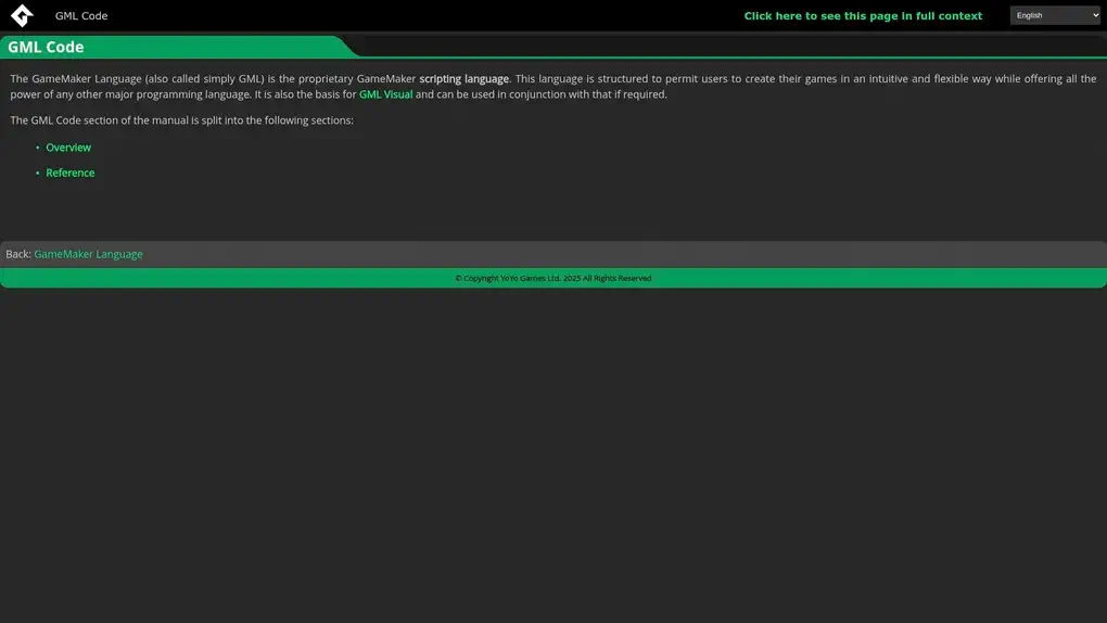 GameMaker Language GML screenshot